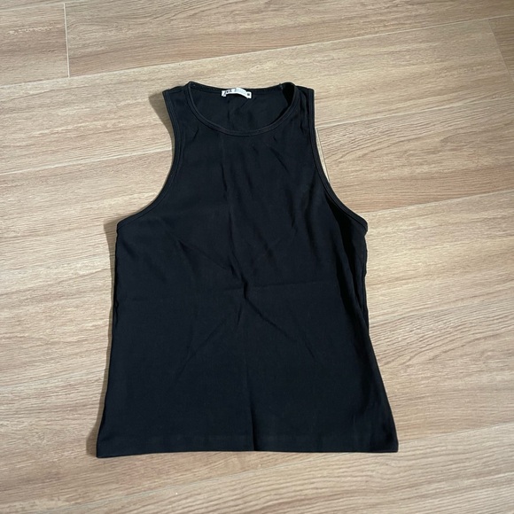 Zara Black Tank Top - Racerback - Size M - Picture 2 of 6